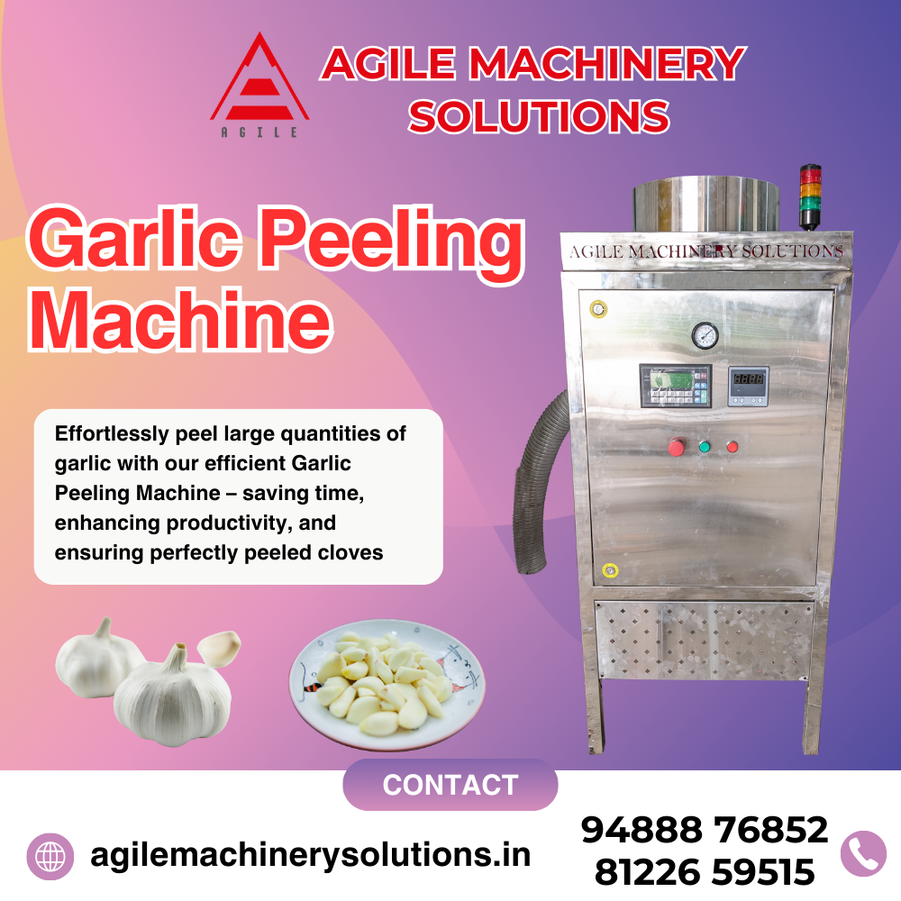 Garlic Peeling Machine – Agile Machinery Solutions