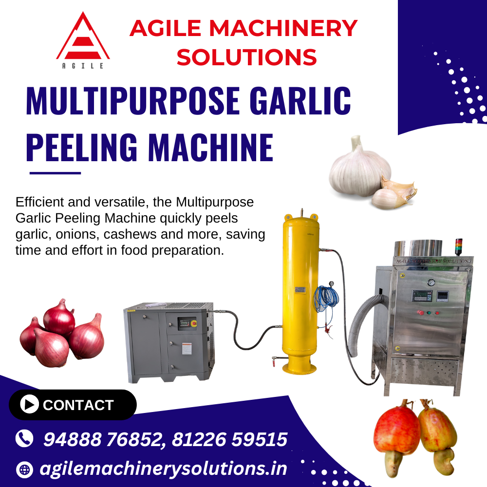 Multipurpose Garlic Peeling Machine Manufacturer – Agile Machinery Solution