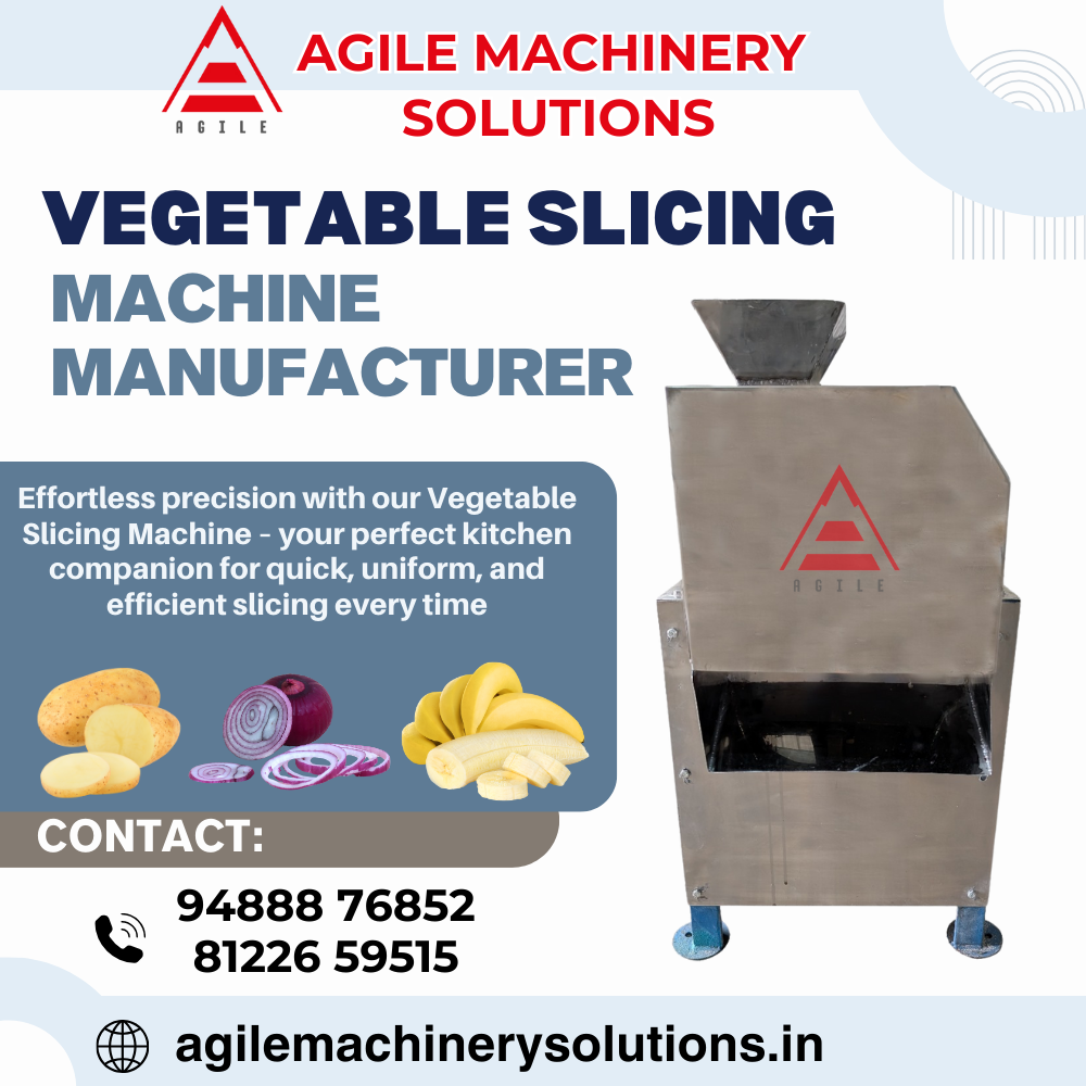 Vegetable Slicing Machine Manufacturer – Agile Machinery Solution