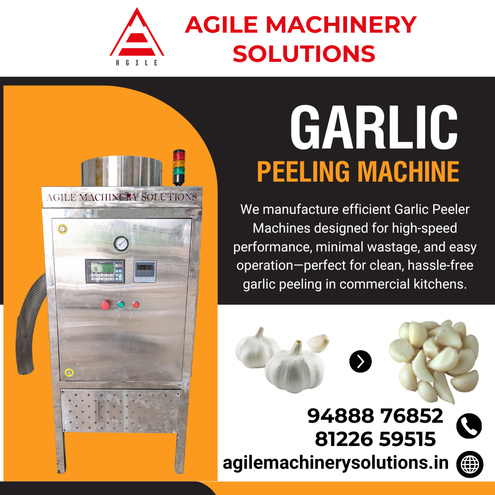 Garlic Peeling Machine Manufacturers – Agile Machinery Solutions