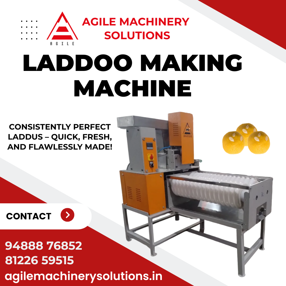 Laddoo Machine Manufacturer in Coimbatore – Agile Machinery Solutions