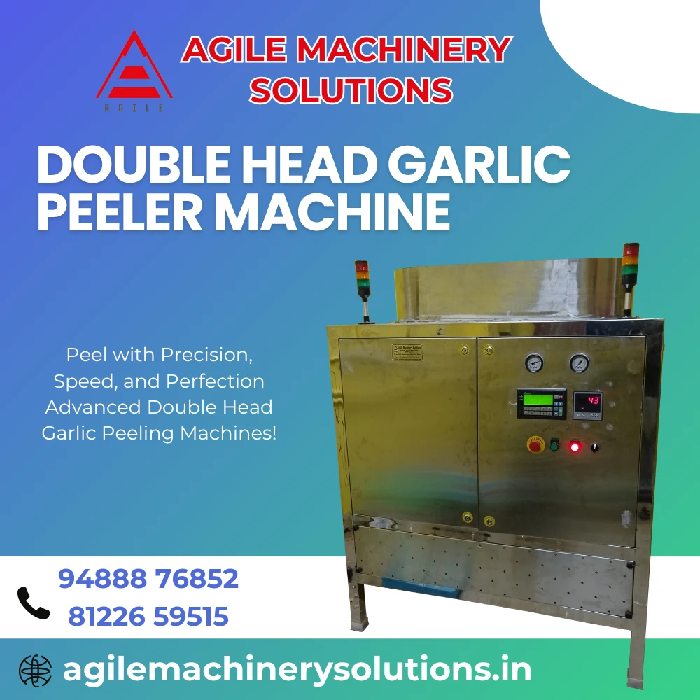 Double Head Garlic Peeler Machine Manufactuer – Agile Machinery Solutions
