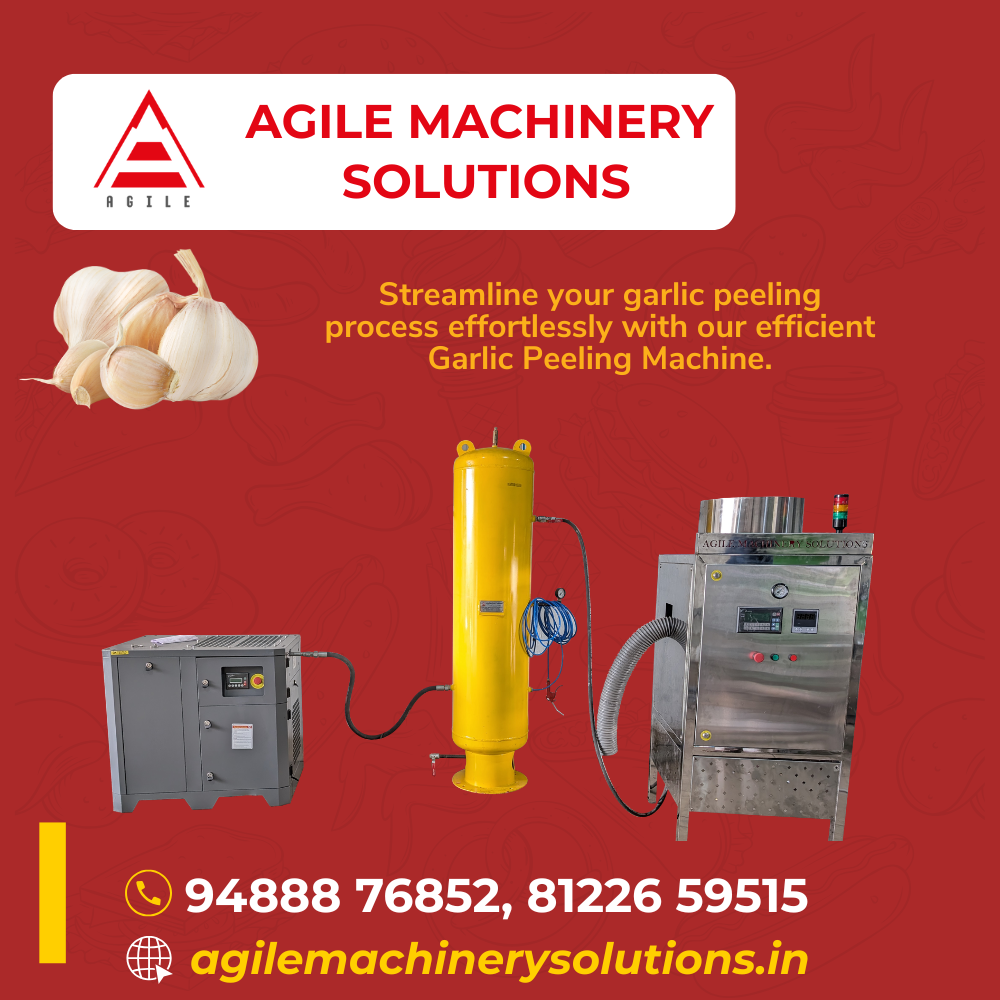 Industrial Garlic Peeling Machine Manufacturer – Agile Machinery Solutions