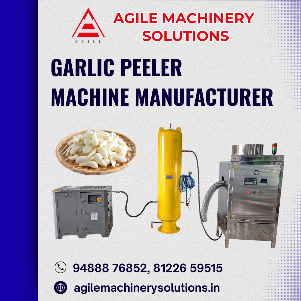 Industrial Garlic Peeler Machine Manufacturer – Agile Machinery Solutions