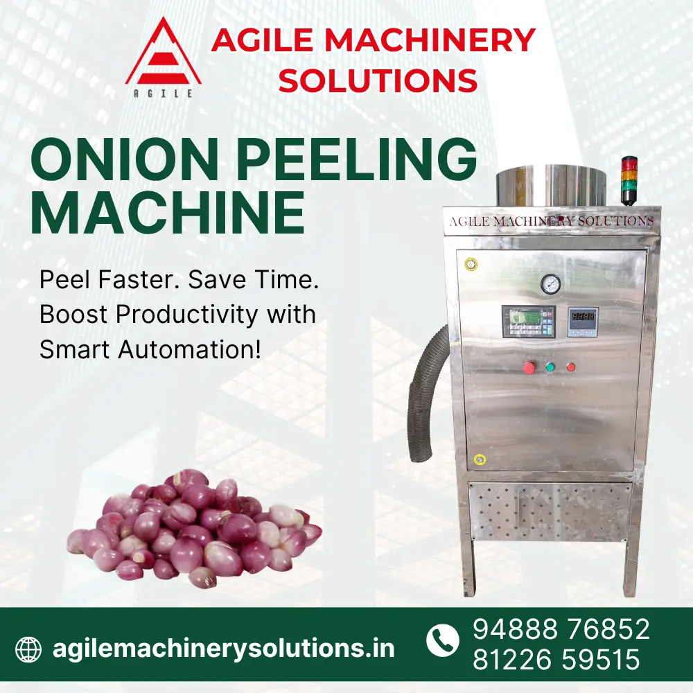 Onion Peeling Machines Manufacturer – Agile Machinery Solutions