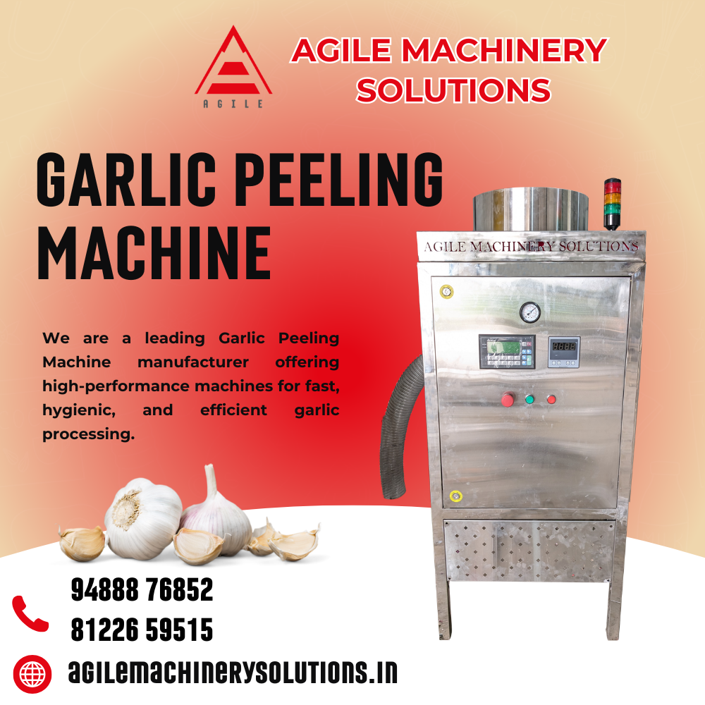 Garlic Peeling Machine Manufacturer In Andhra Pradhesh