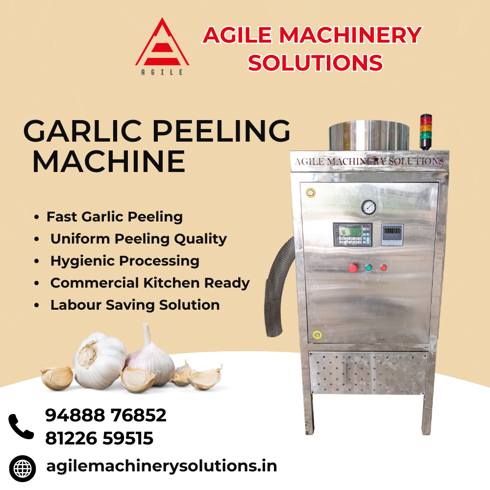 Garlic Peeling Machine Manufacturer In Trichy