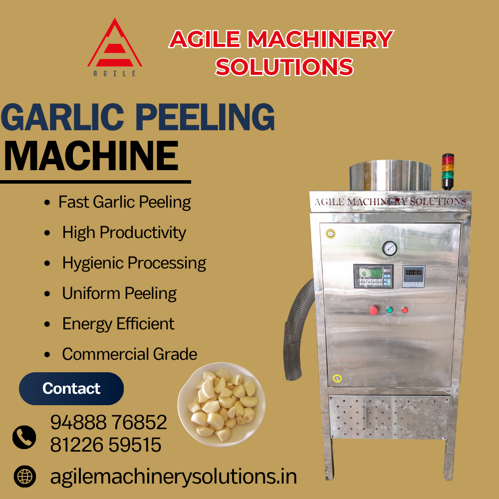 Garlic Peeling Machine Manufacturers In Kerala