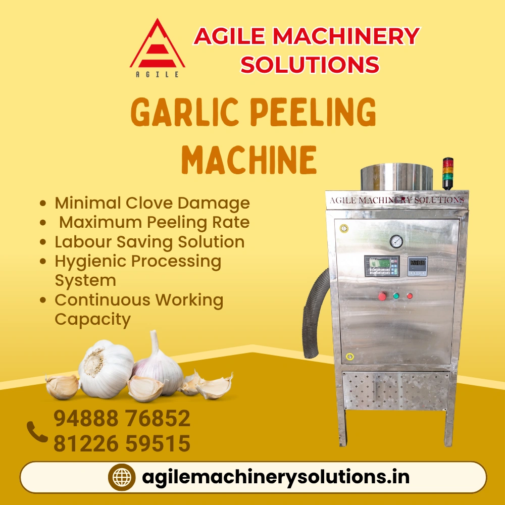 Garlic Peeling Machine Manufacturer in Chennai