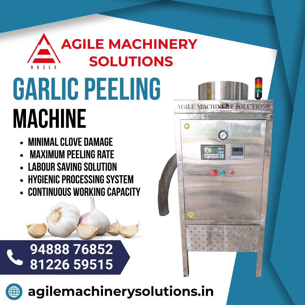 Garlic Peeling Machine Manufacturer In Telangana