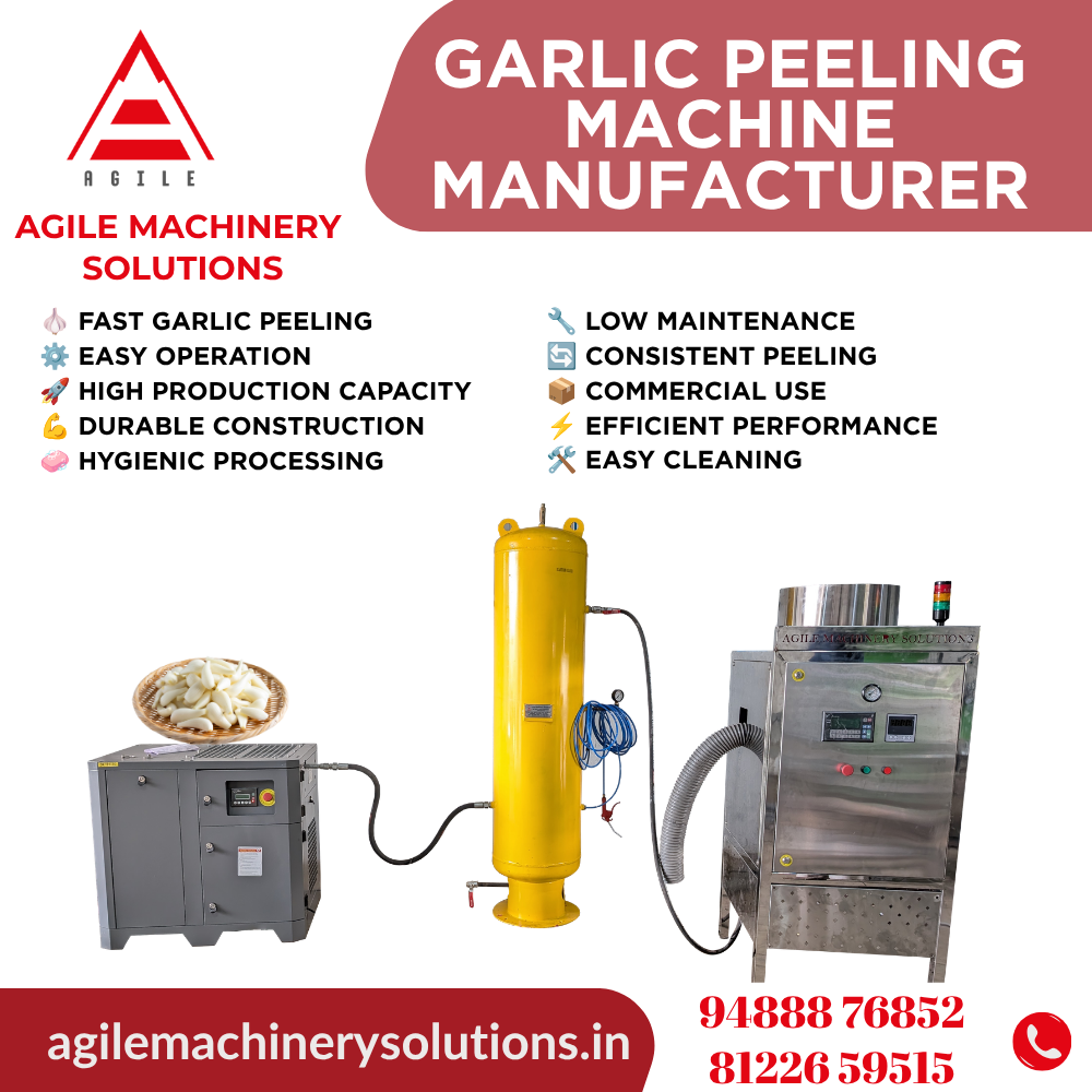 Automatic Garlic Peeling Machine Manufacturer In Tamil Nadu