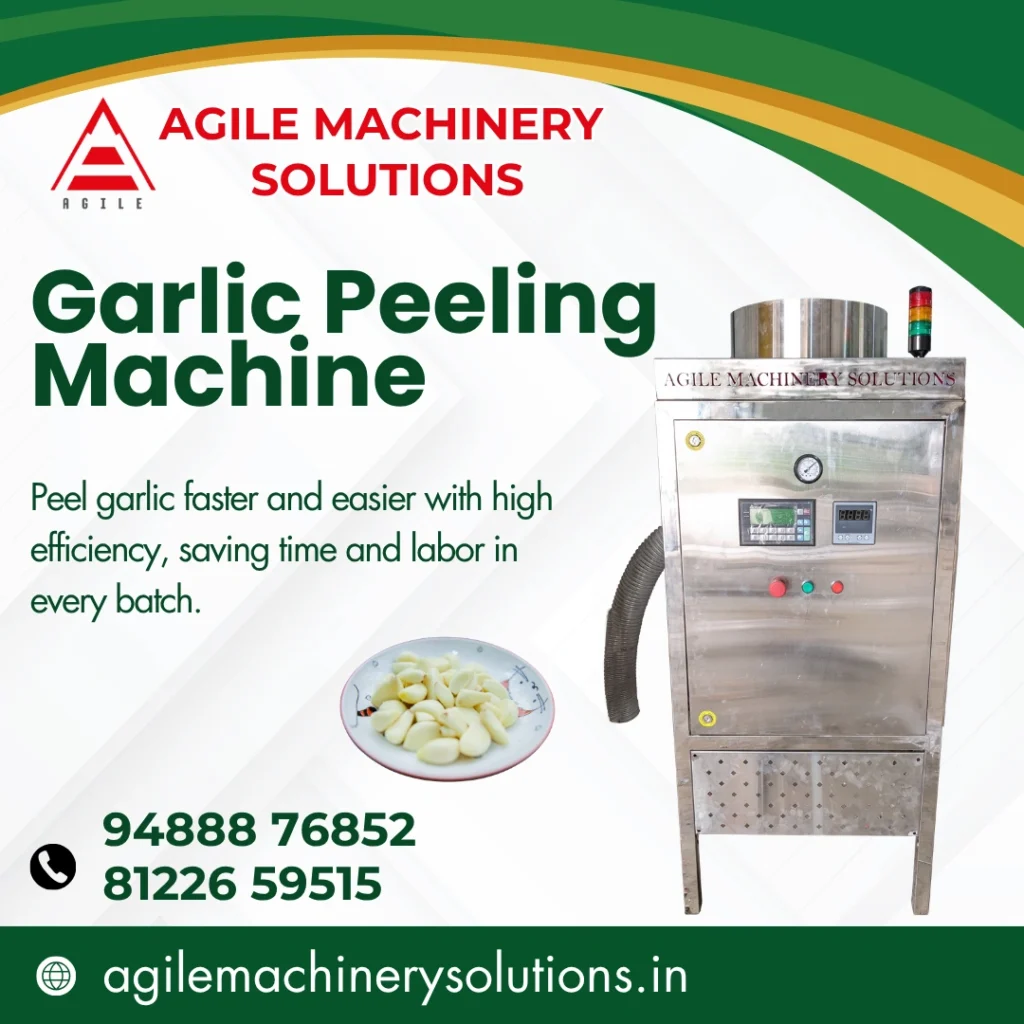 Garlic Peeling Machines Manufacturer in Telangana