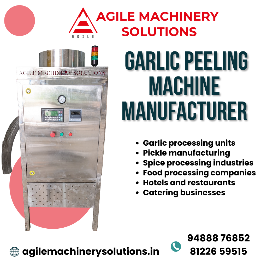 Garlic Peeling Machine Manufacturers in Telangana 